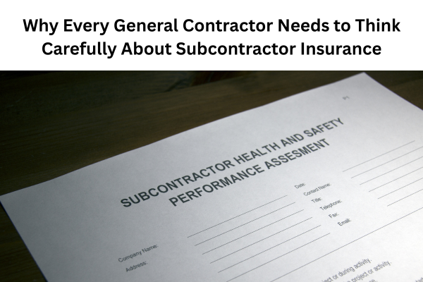 Why Every General Contractor Needs to Think Carefully About Subcontractor Insurance